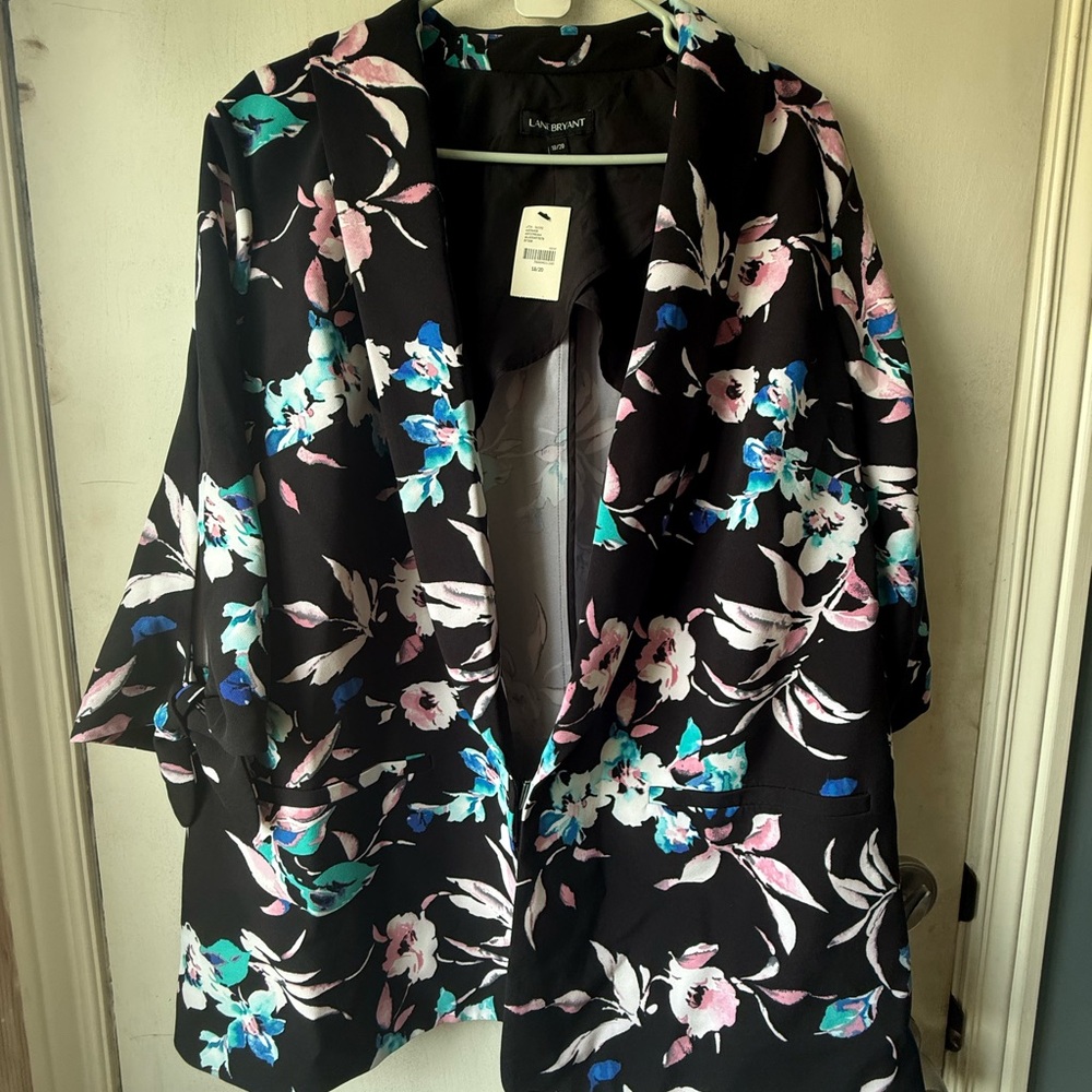 Lane Bryant Floral Blazer